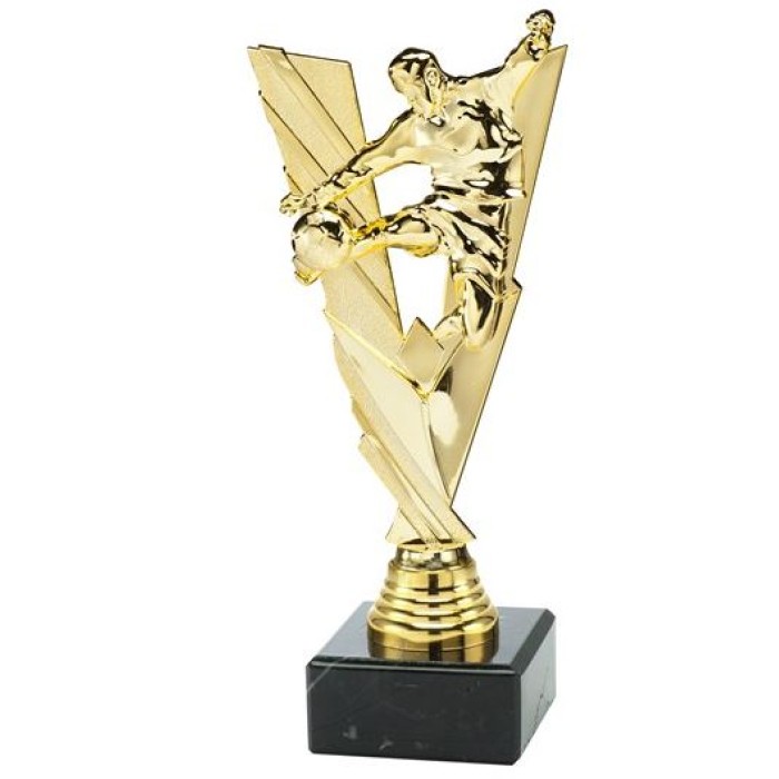 20CM  PLASTIC FOOTBALL  TROPHY 
